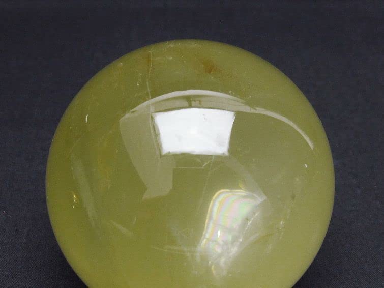 Amazon.co.jp: 【東昇天然石】ミルキークォーツ 丸玉 虹入り 75mm